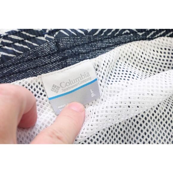 Columbia PFG Swim Trunks Omni-Shade Fishing Shorts Tribal 6" INS Mens Size Large - Picture 6 of 7